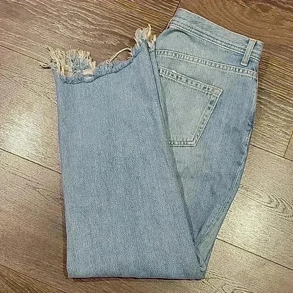 ❤️ FREE PEOPLE MAGGIE STRAIGHT LEG BUTTON FLY JEANS, 8 (29) - Picture 8 of 8